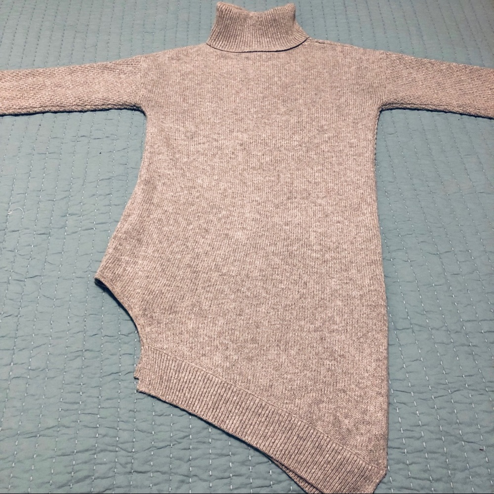 ASOS Grey Asymmetrical Sweater- Small